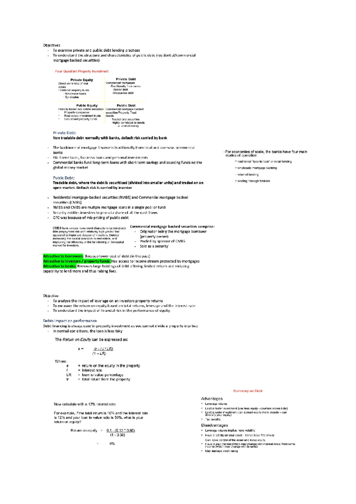 Week 8 lecture notes - BUIL1273 - Studocu