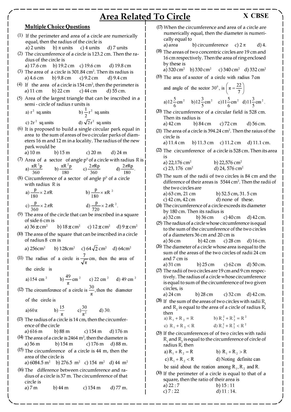 area-related-to-circles-mcqs-area-related-to-circle-multiple-choice-questions-x-cbse-1-2