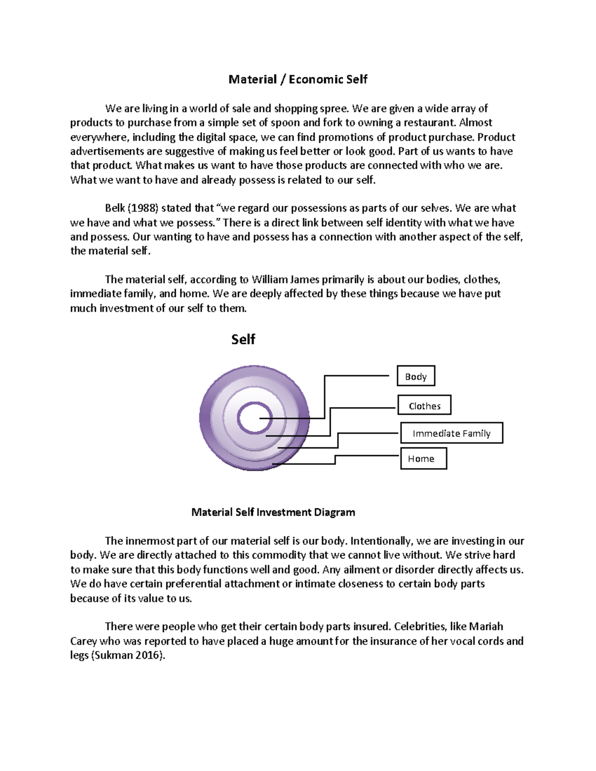 material-self-understanding-the-sel-general-psychology-studocu