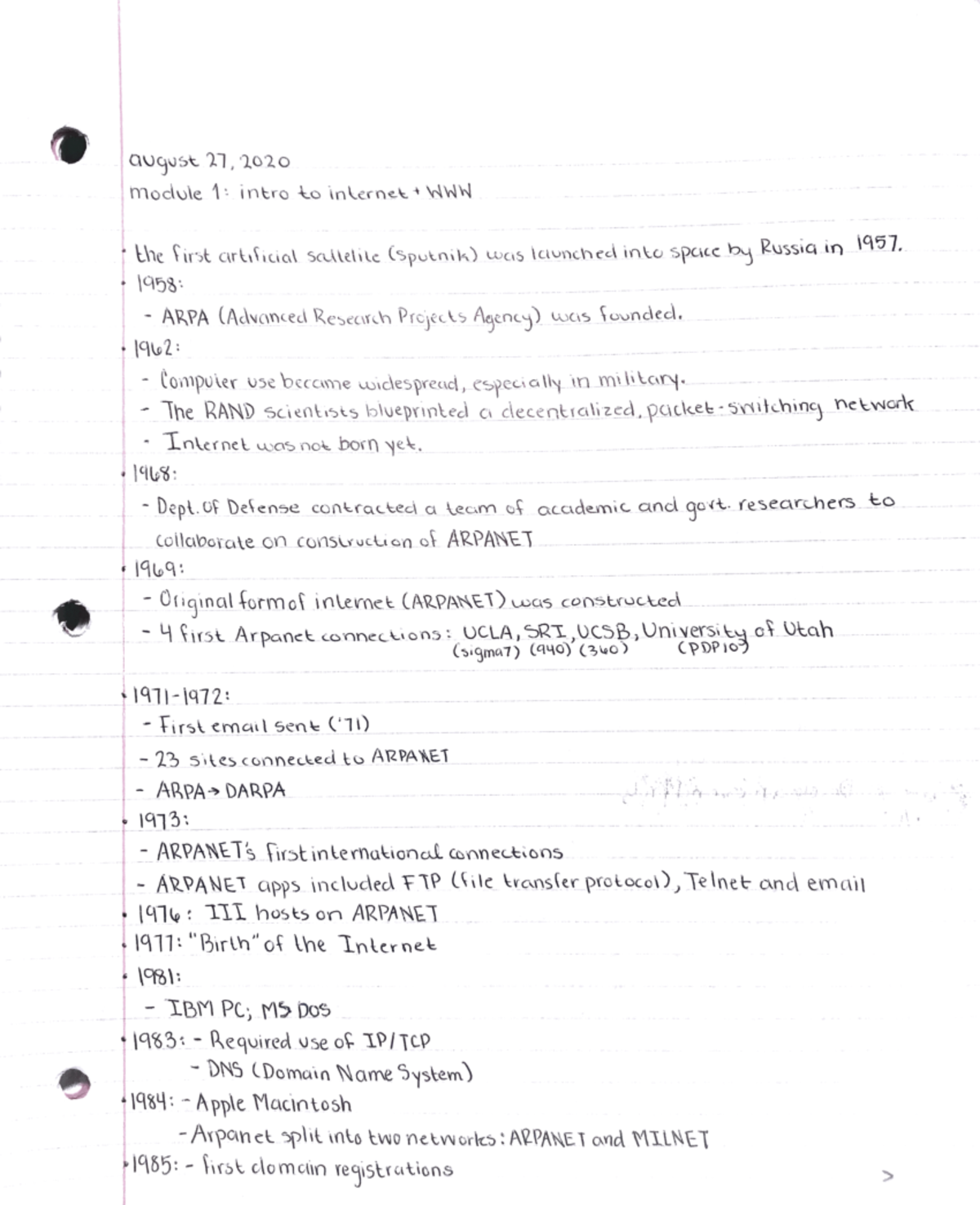 CTEC 2350 Notes - CTEC 2350 - Studocu