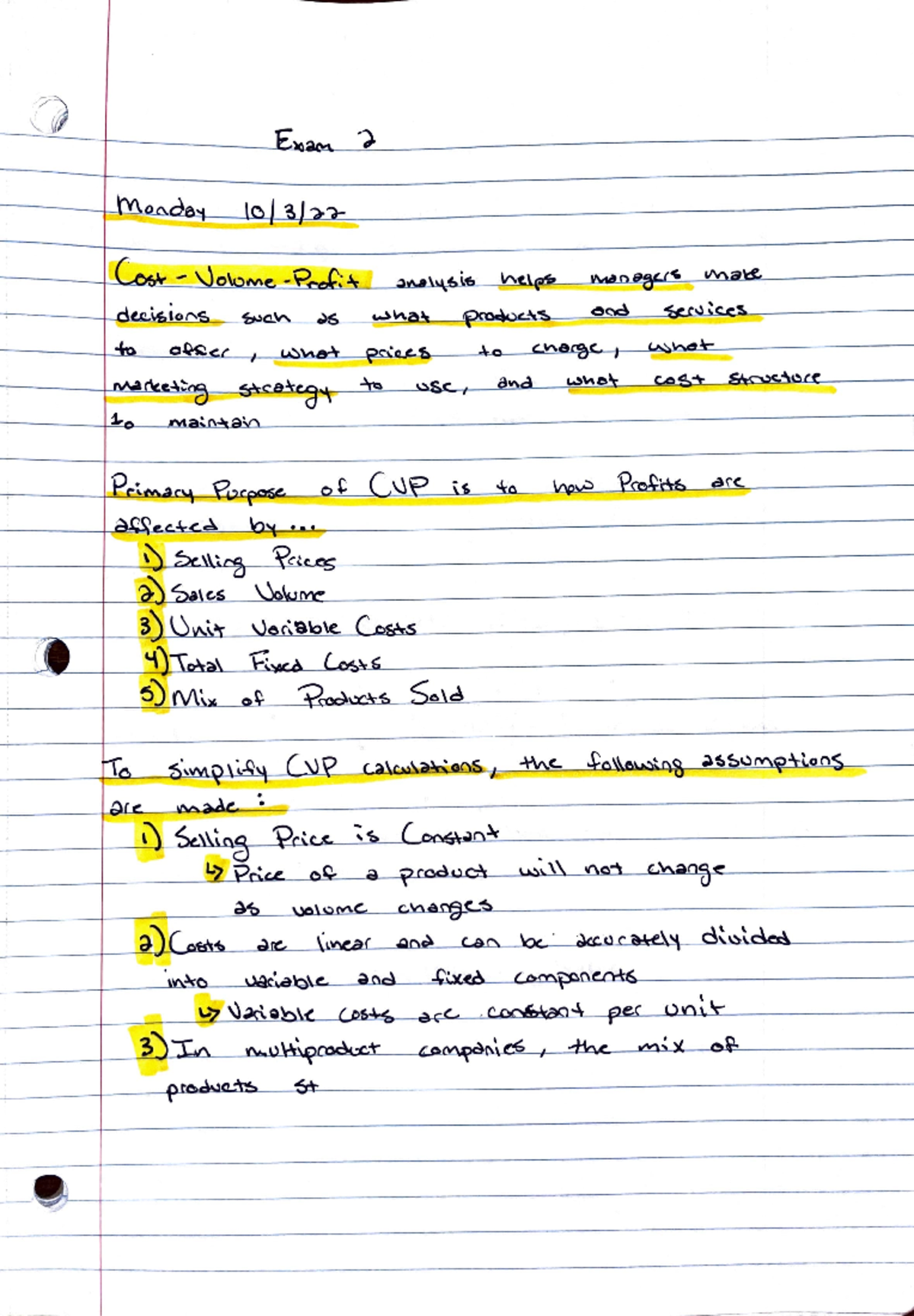 ACCT 202 Exam 2 Notes - ACCT 202 - Studocu