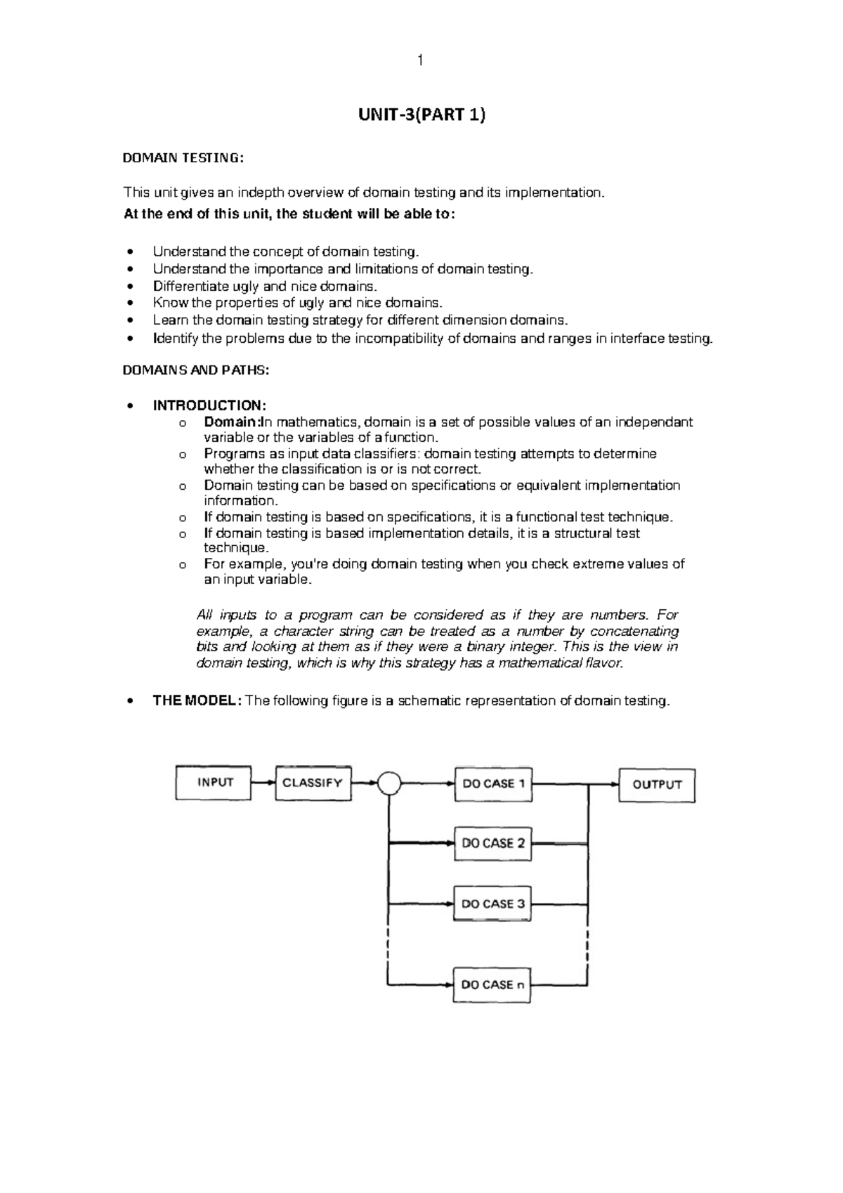 Unit3 - Complete notes for the suvbject of software testing - UNIT-3 ...