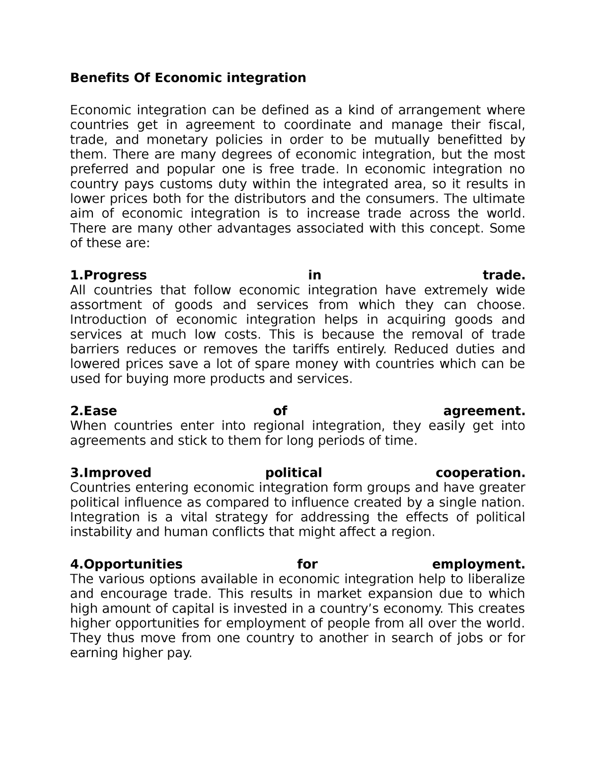 benefits-of-economic-integration-benefits-of-economic-integration