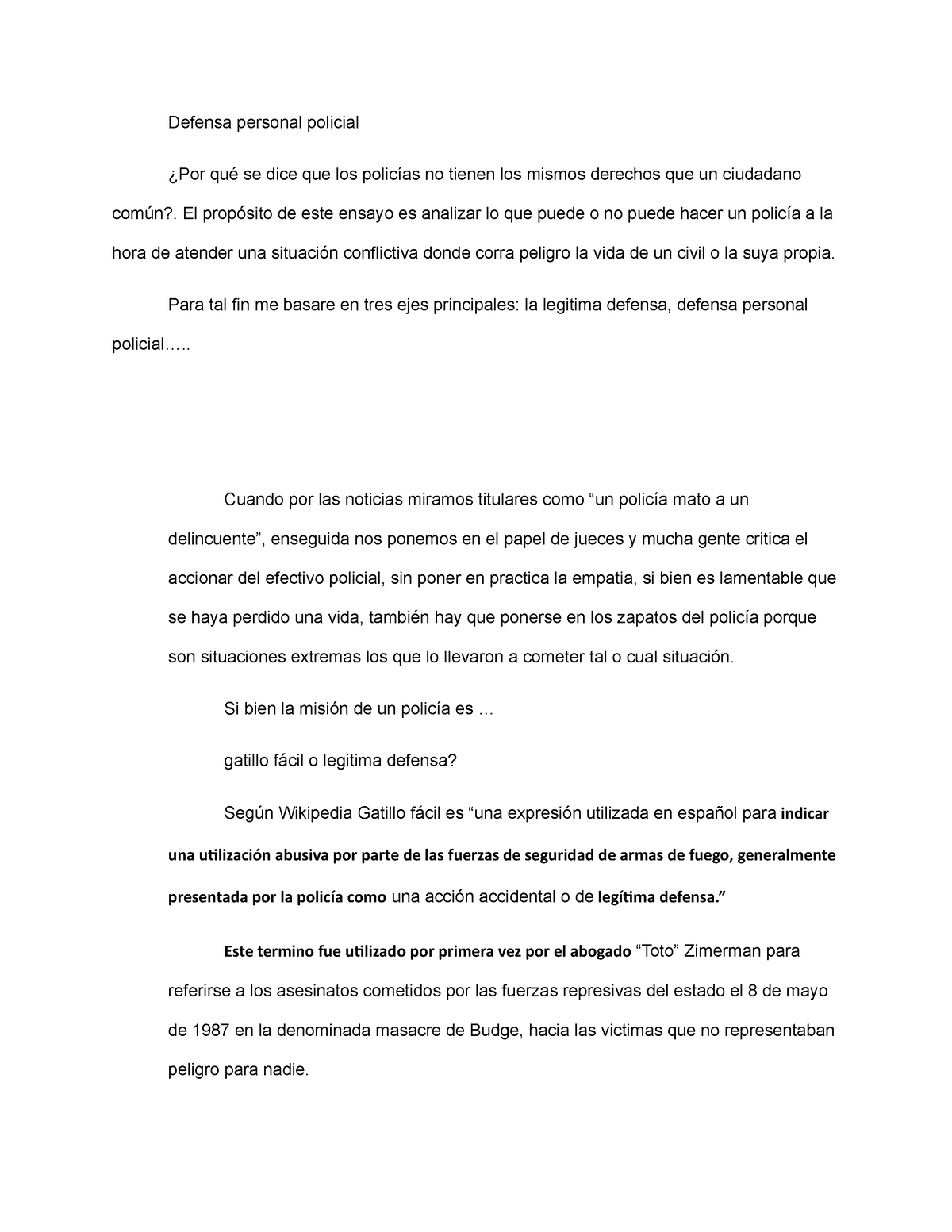 Defensa Personal Policial Defensa Personal Policial Por Qu Se Dice Que Los Polic As No