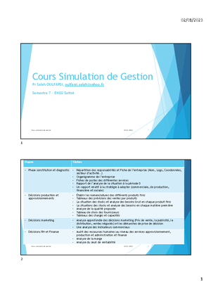 Rapport DE stage RMA - Faculté Hassan I des sciences juridiques ...
