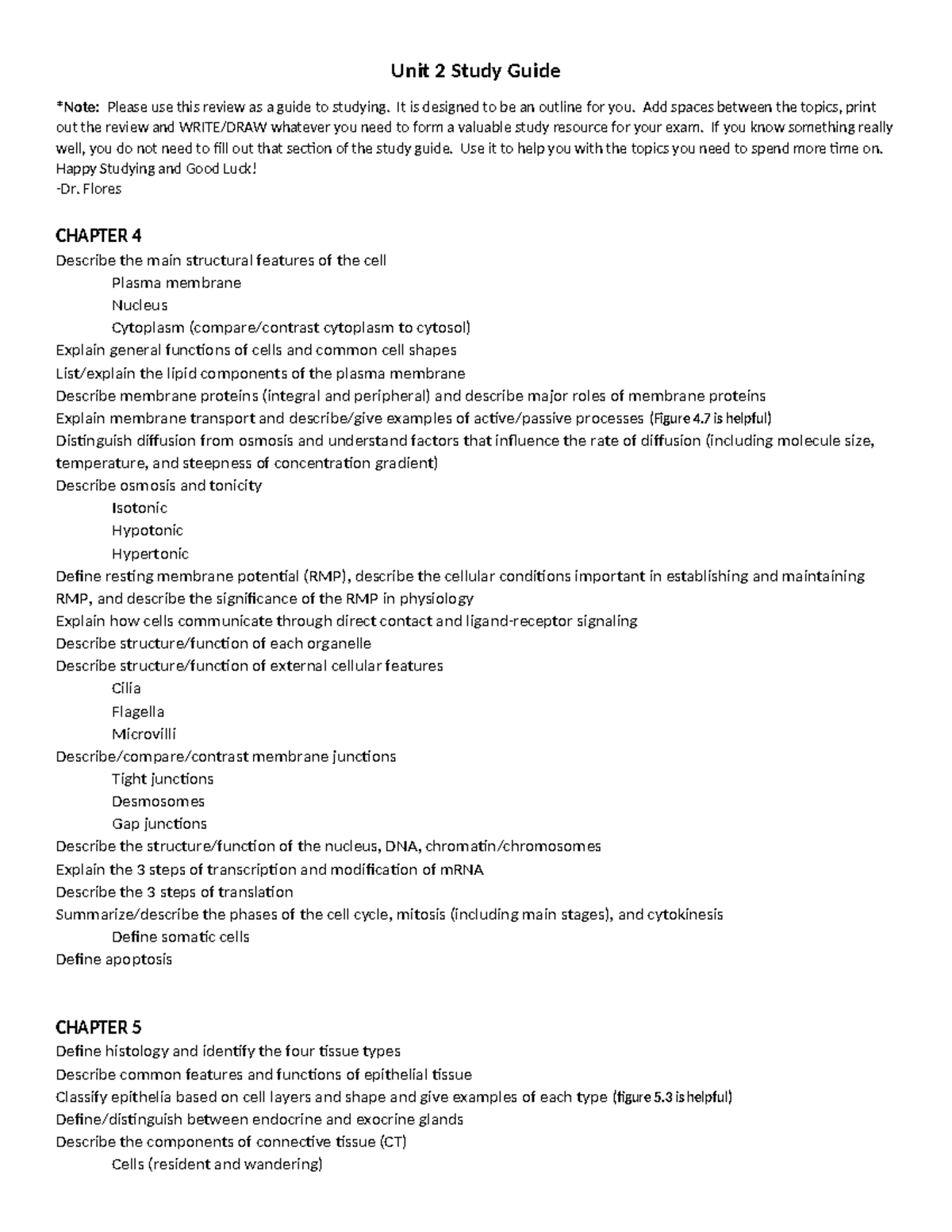 Unit 2 Study Guide - Unit 2 Study Guide *Note: Please use this review ...