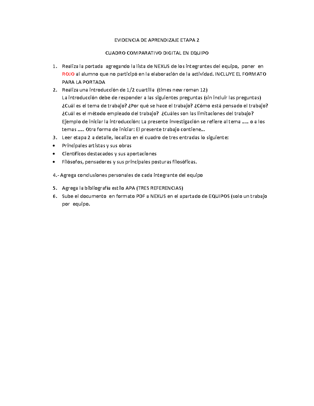 Evidencia DE Aprendizaje Etapa 2 filo Paginas - EVIDENCIA DE ...