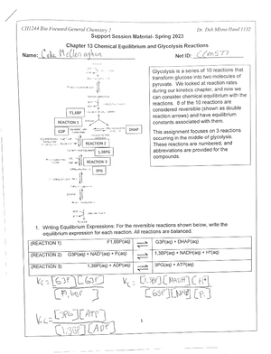 Princ. biochem. test two practice problems - The body performs many ...