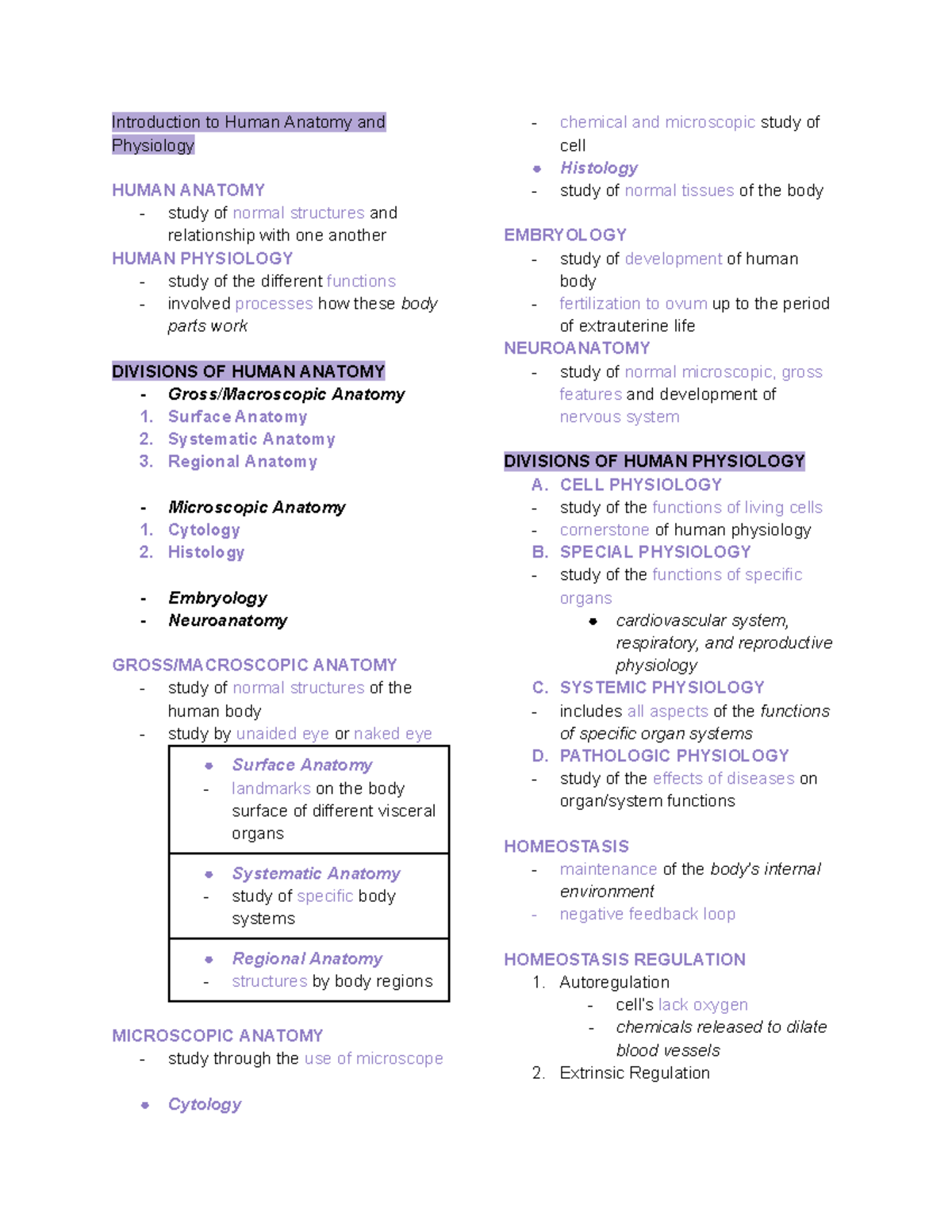 Anaphy 111-CH - transes - Introduction to Human Anatomy and Physiology ...
