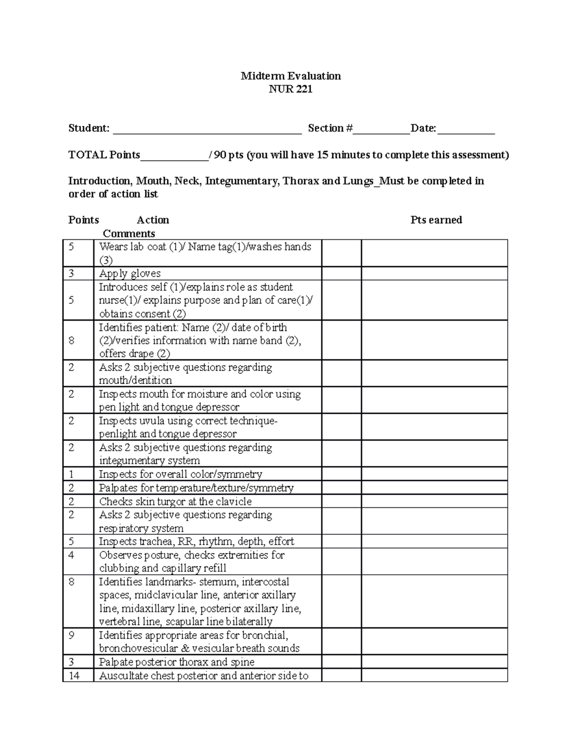 phd midterm evaluation