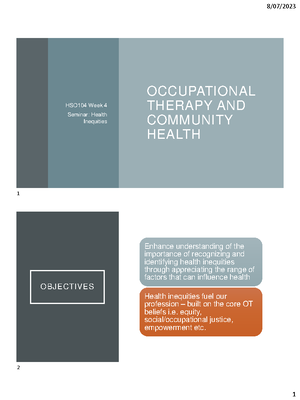 [Solved] What Is The Relationship Between Occupational Therapy And ...