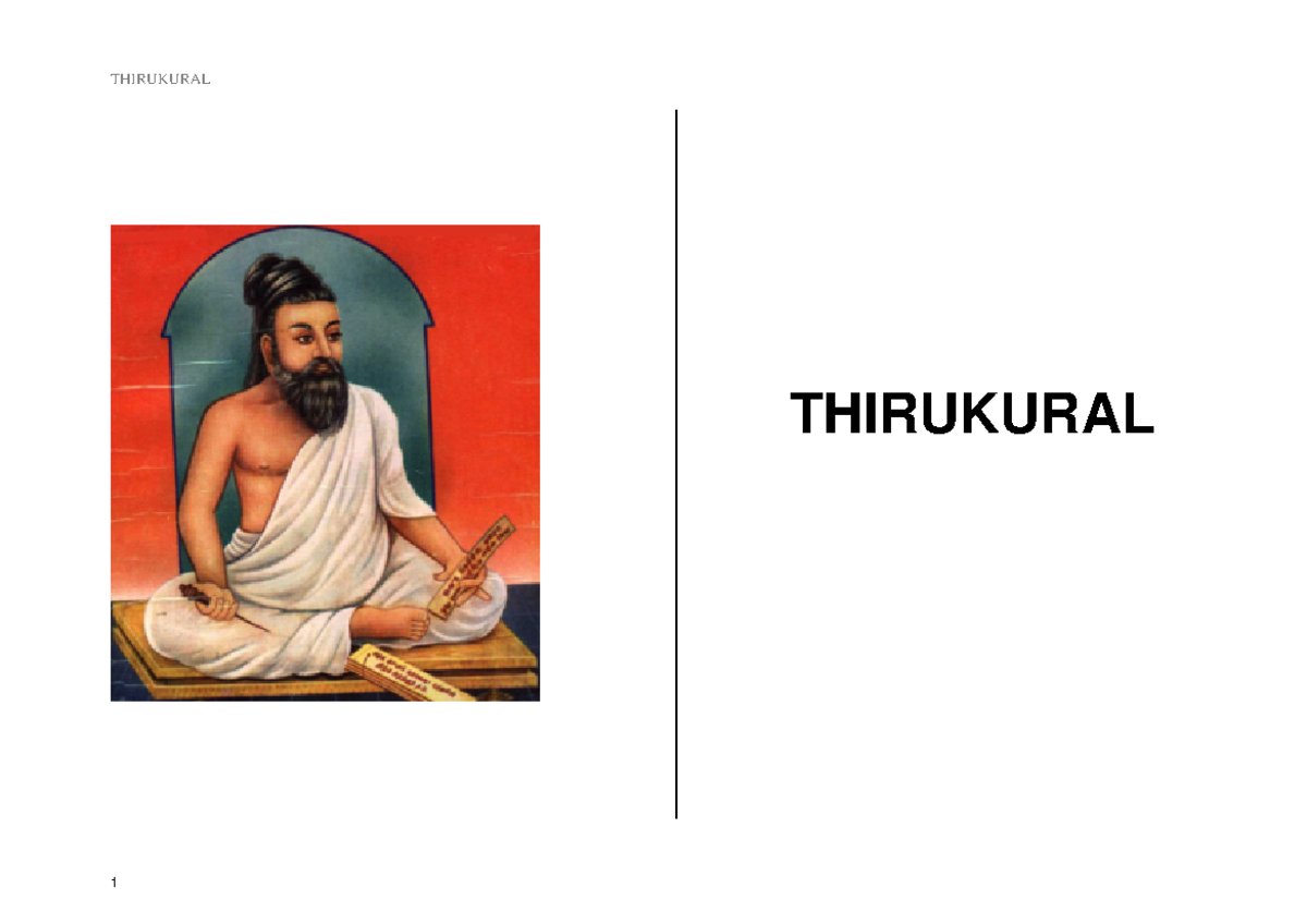 Kural - THIRUKURAL Index to this publication _ Introduction_* - This ...