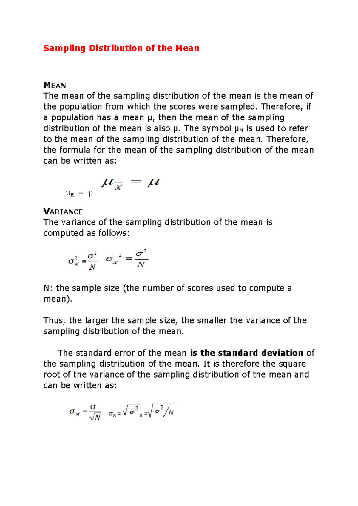 sampling-distribution-of-the-mean-notes-sampling-distribution-of-the