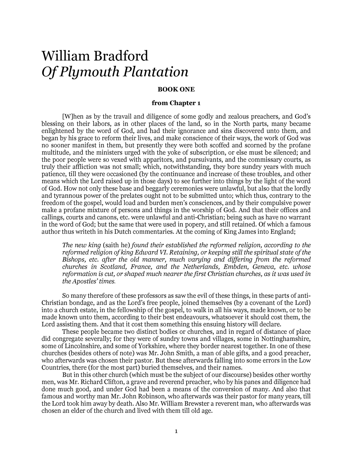 of plymouth plantation chapter 9 summary