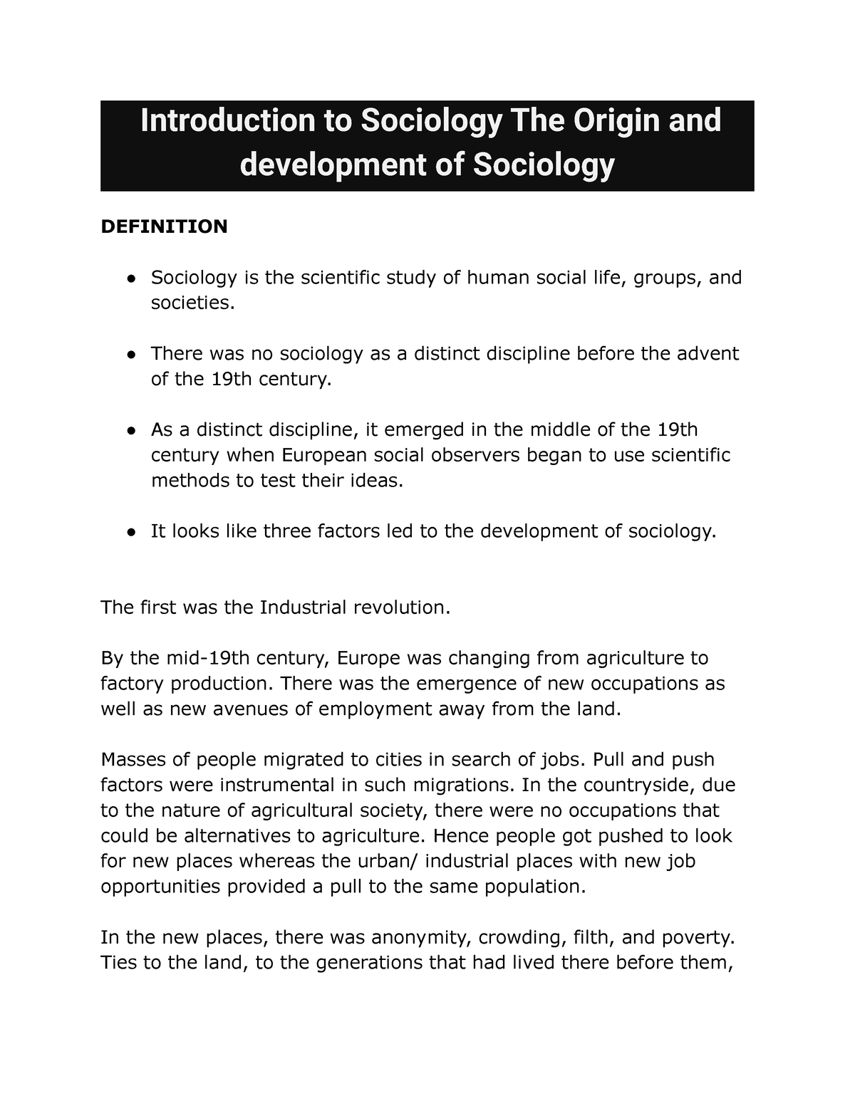 Introduction To Sociology The Origin And Development Of Sociology   Thumb 1200 1553 