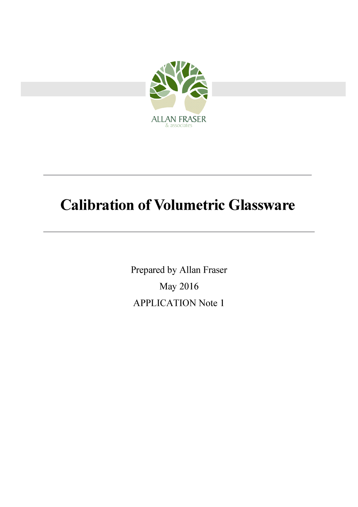 Calibration Of Volumetric Glassware - Calibration Of Volumetric ...