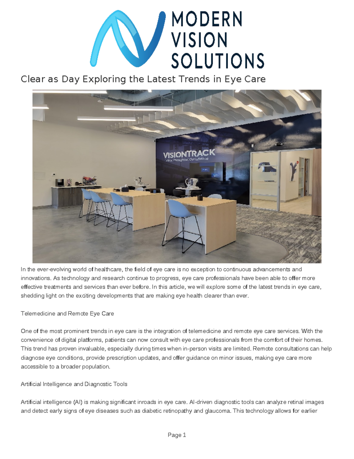 Modern Vision Solutions Kids Eye Doctor Omaha Clear as Day Exploring