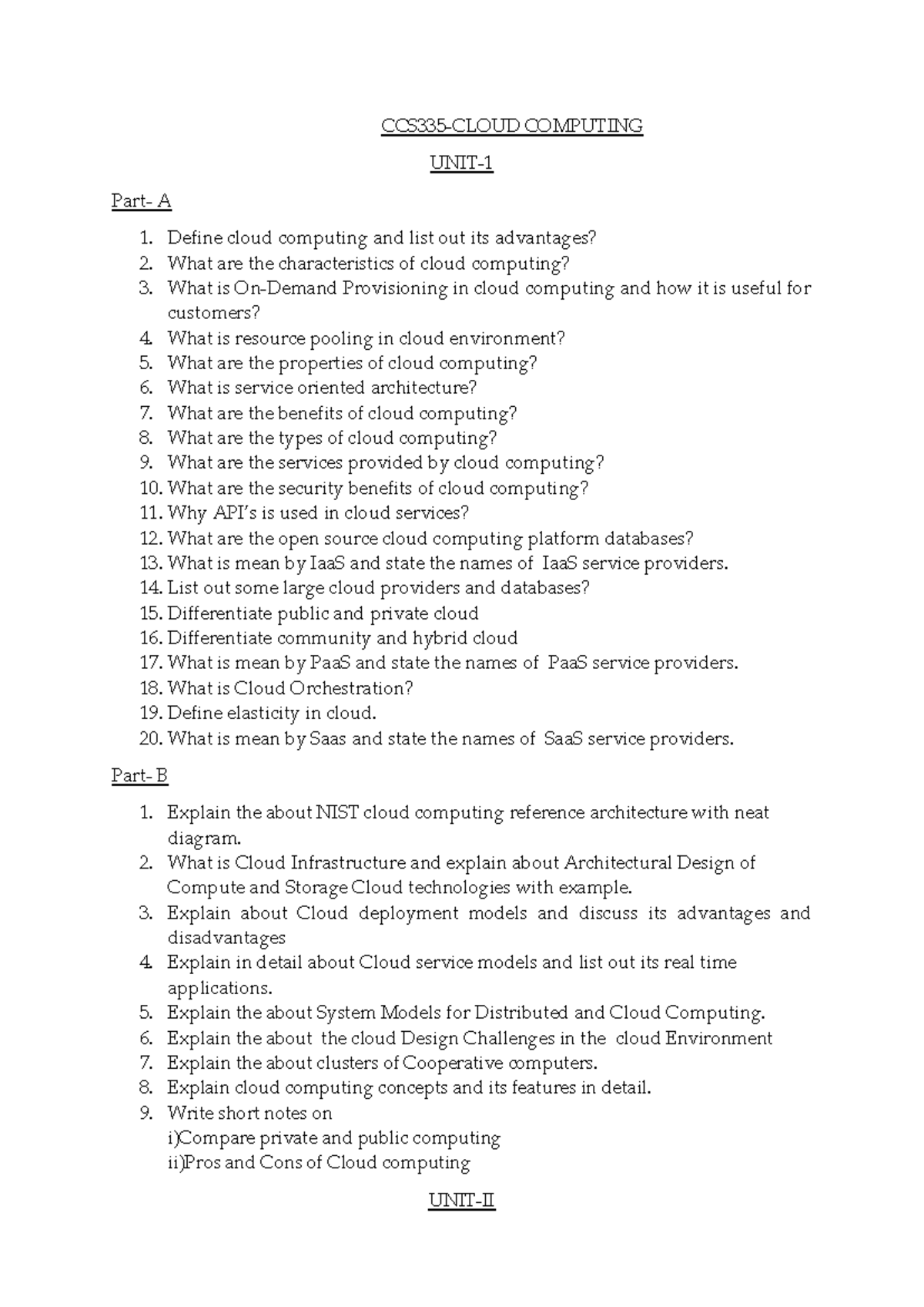 DOC-20241210-WA0015 - Question Bank - CCS335-CLOUD COMPUTING UNIT- 1 ...