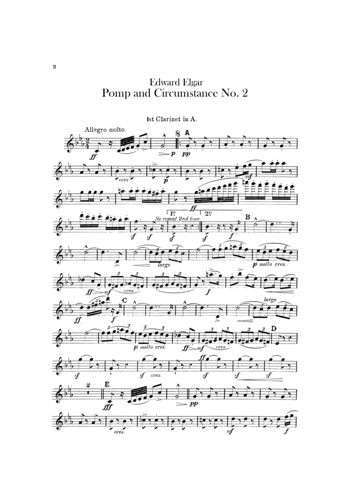 Pomp and c 2 pomp and circ 2 Edward Elgar Pomp and