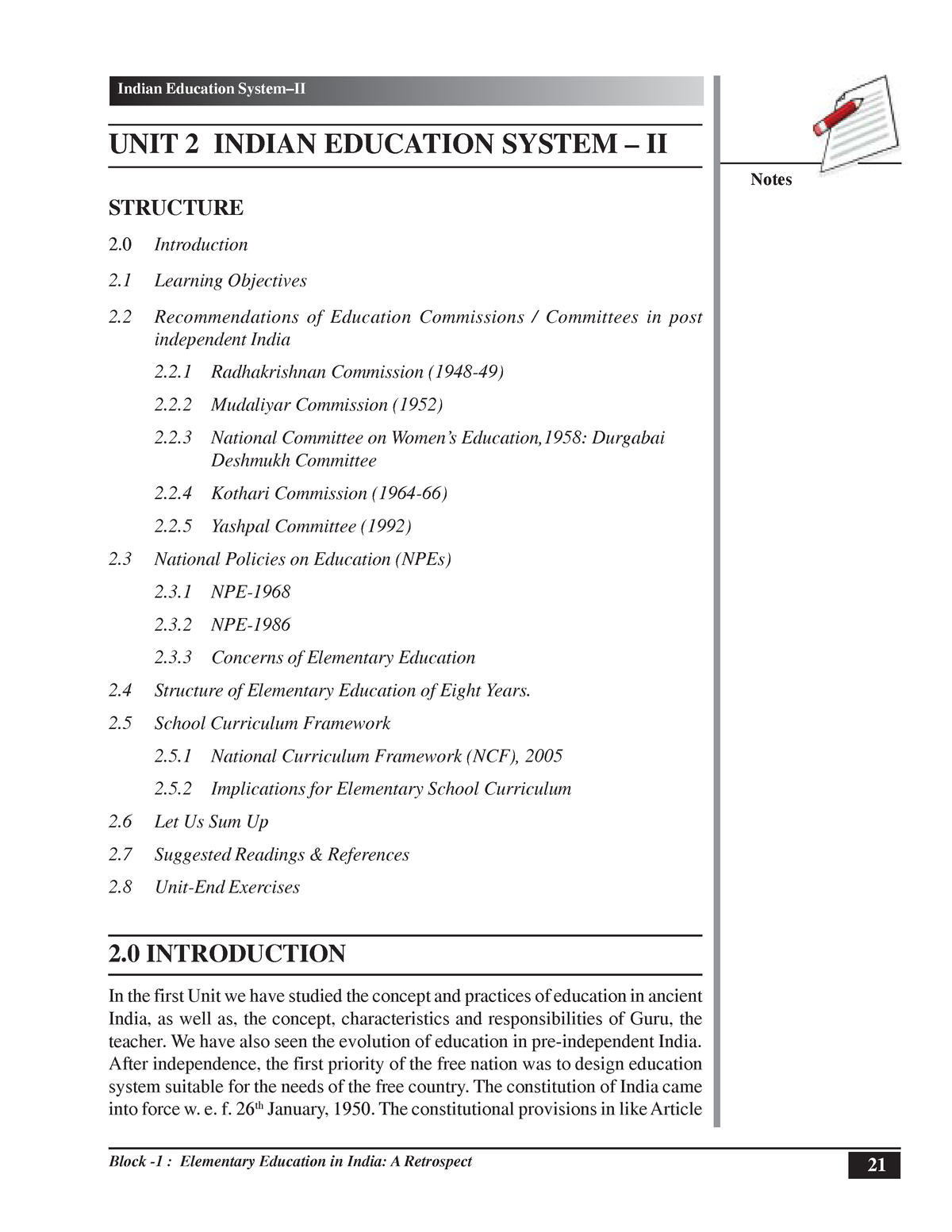 indian education system assignment