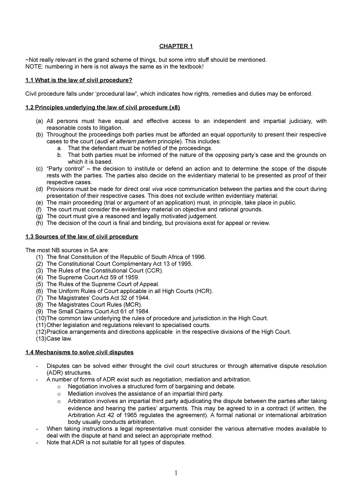 civil-procedure-notes-chapter-1-not-really-relevant-in-the-grand