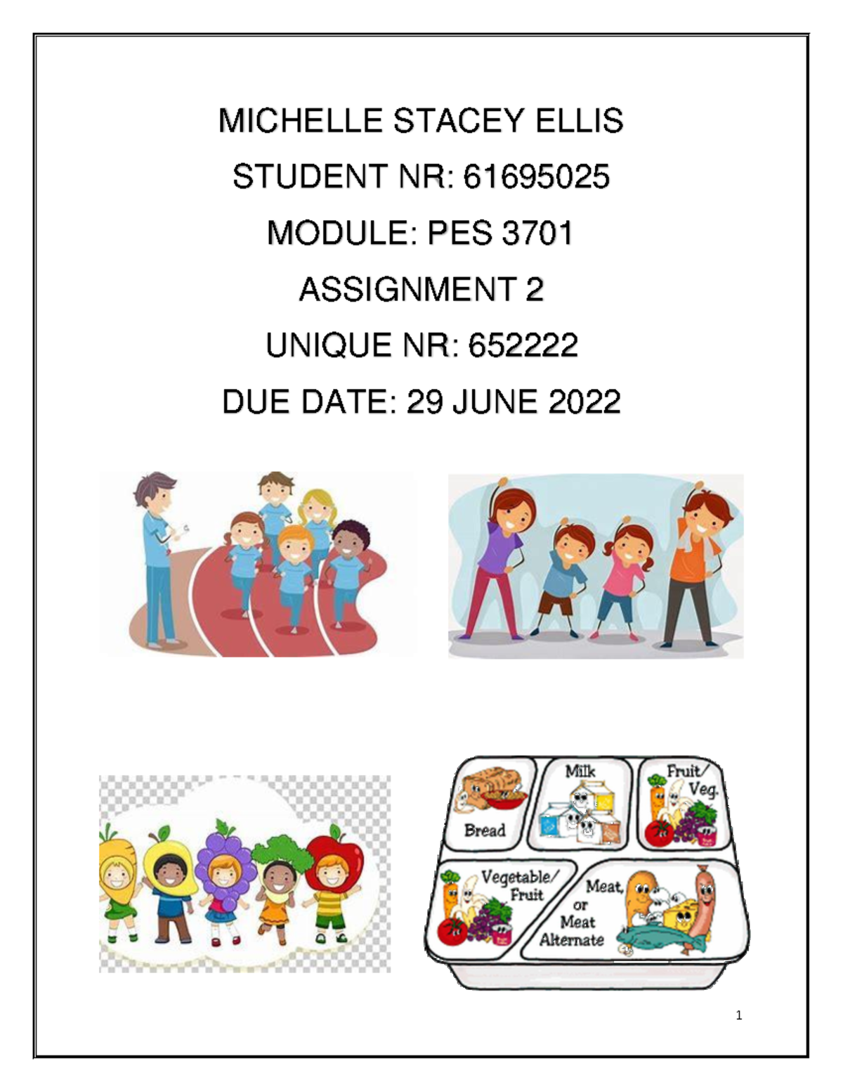 61695025 PES3701 02 MARK084100 - MICHELLE STACEY ELLIS STUDENT NR ...