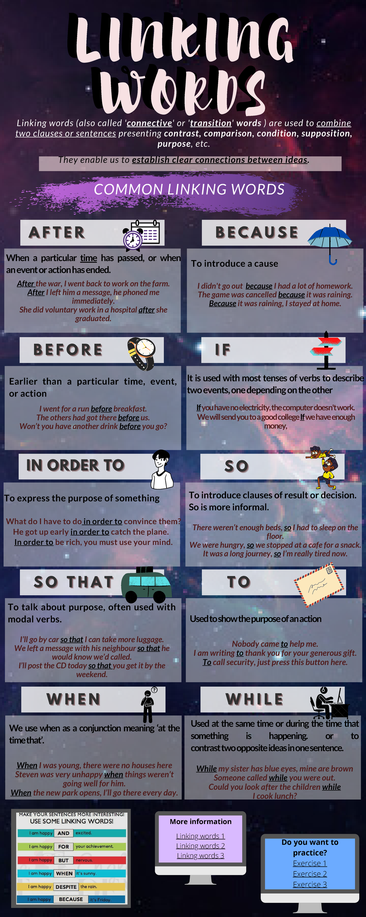 Linking words language discovery - LINKING WORDS LINKING WORDS Linking ...