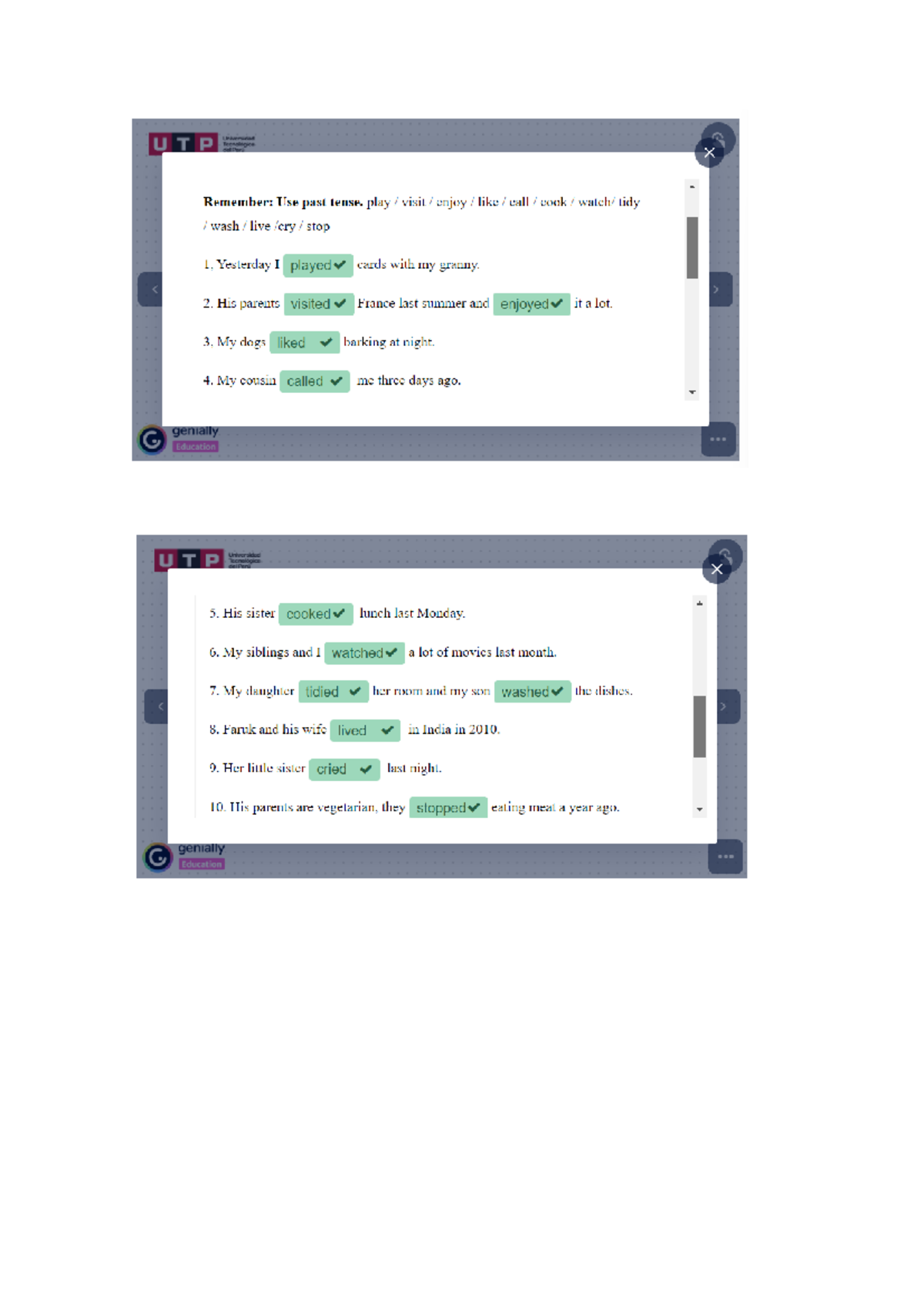 Week 03 Past simple-Regular verbs - Ingles III - Studocu