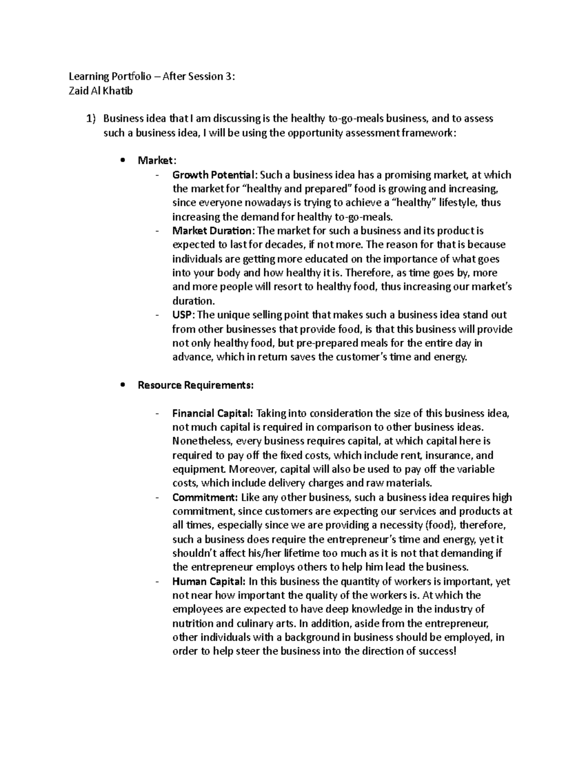 Learning Portfolio after session 3 - Learning Portfolio – After Session ...