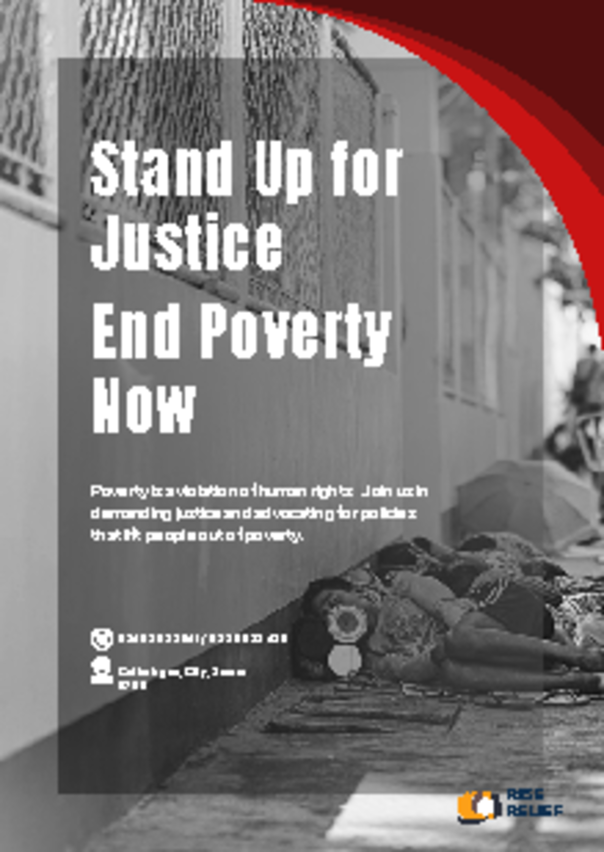 Stand up for justice - THIS IS A CAMPAIGN POSTER - Empowerment ...