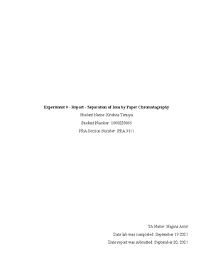 Experiment #3 - Analysis Of An Antacid Tablet - Introduction In This 