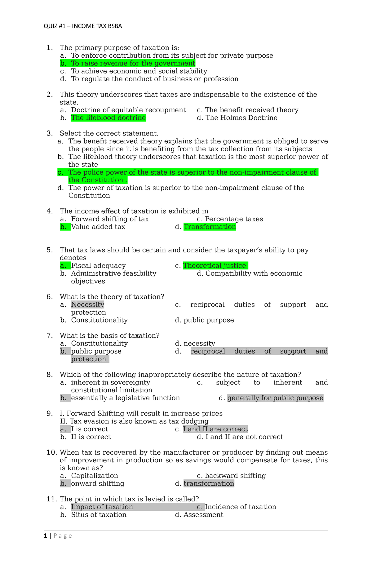 quiz-1-income-tax-bsba-quiz-guidein-taxation-the-primary-purpose-of