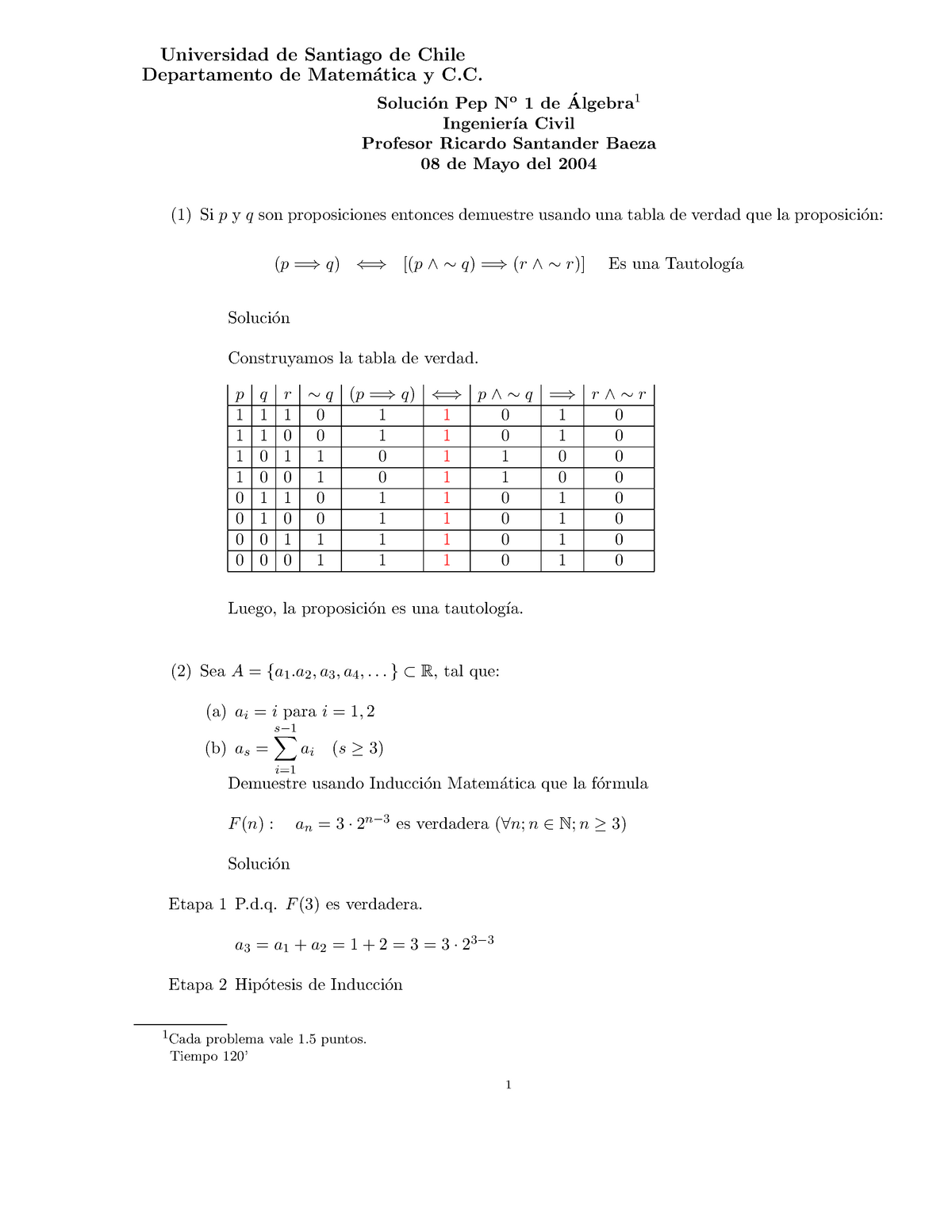 Examen 2015, Preguntas Y Respuestas - Universidad De Santiago De Chile ...