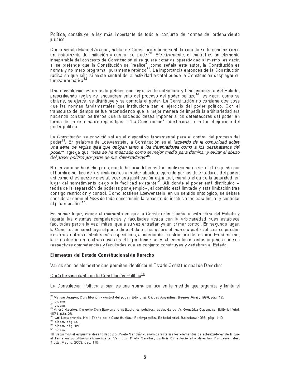 5-10 - derecho - Política, constituye la ley más importante de todo el ...