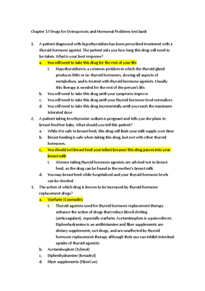 Propylthiouracil (PTU) - PHARM - 2 - STUDENT NAME MEDICATION REVIEW ...