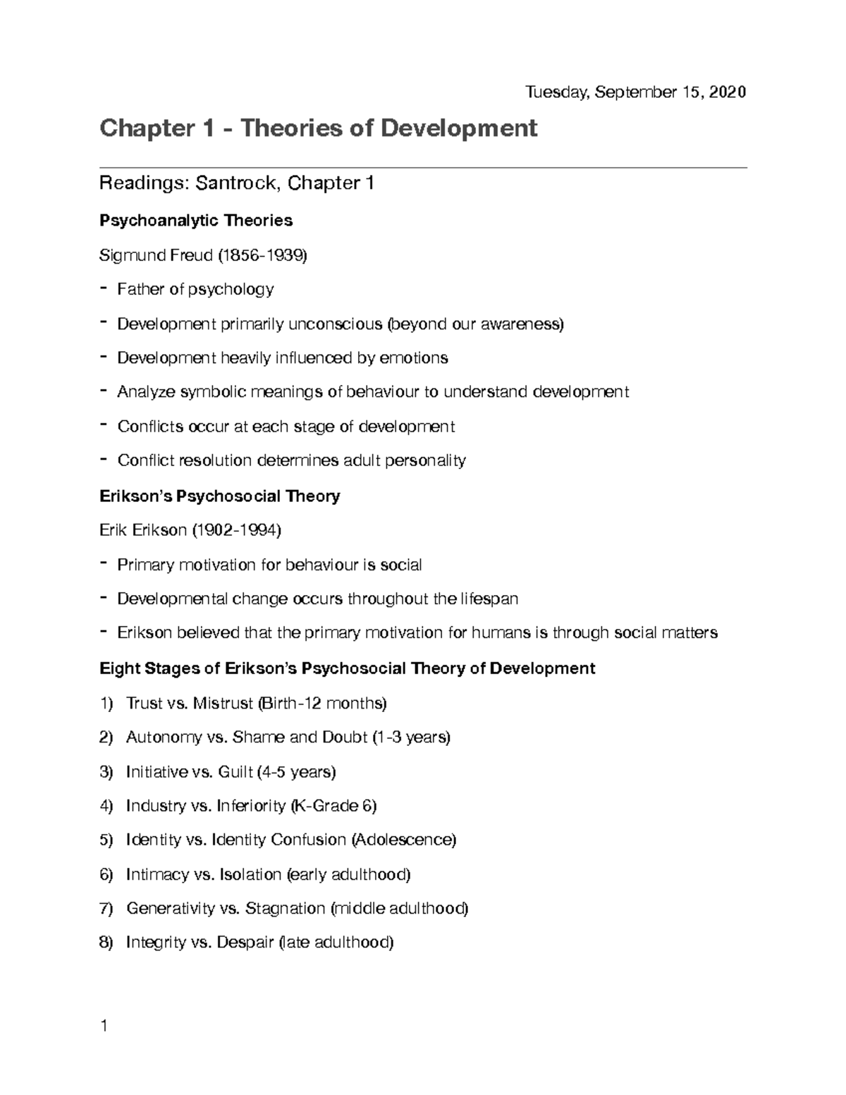 assignment chapter 1 research application activity developmental theories