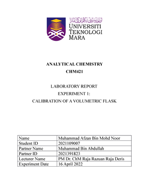 jotter chemistry matriculation experiment 2