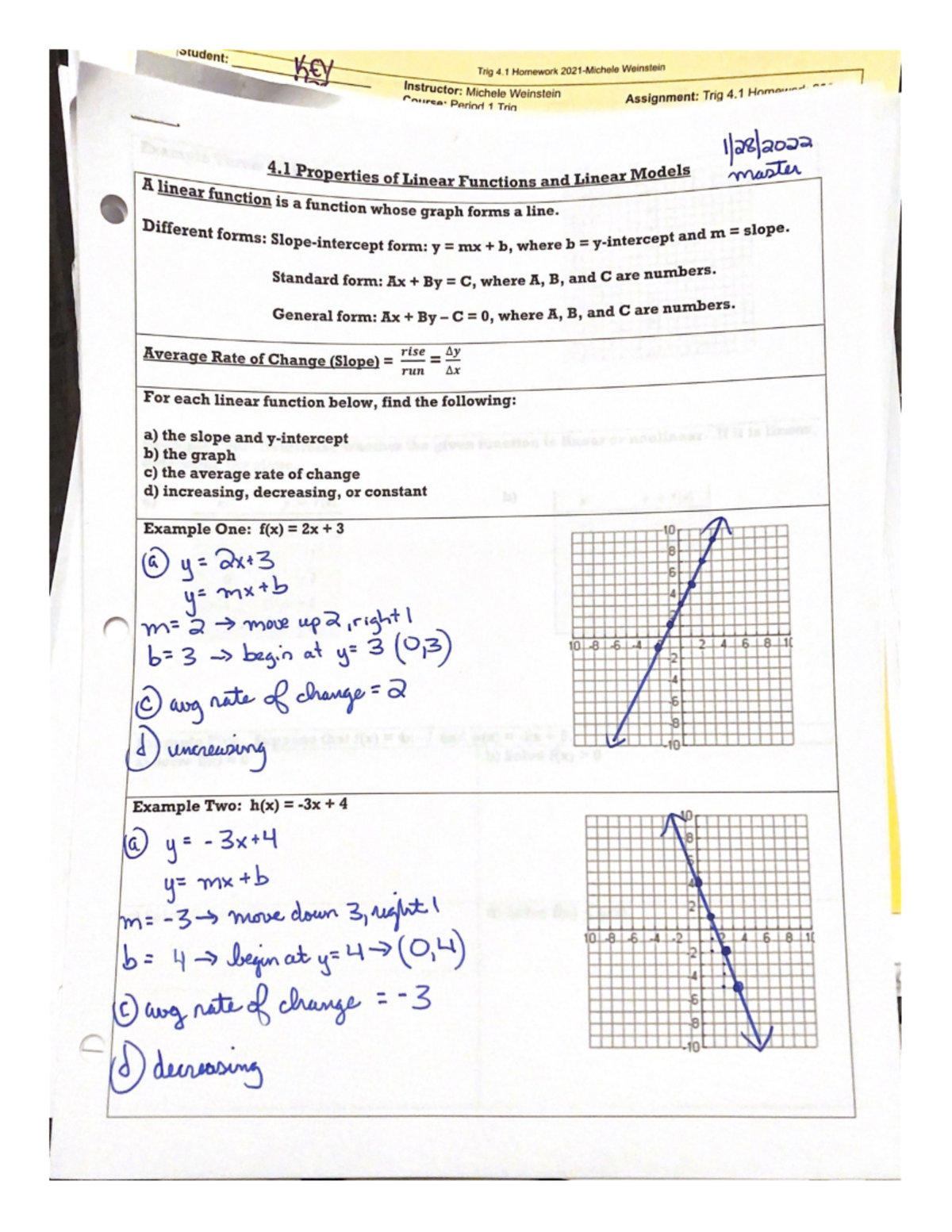 Trig 4.1 Examples Answer Key 2021 - MAC 1114 - Studocu