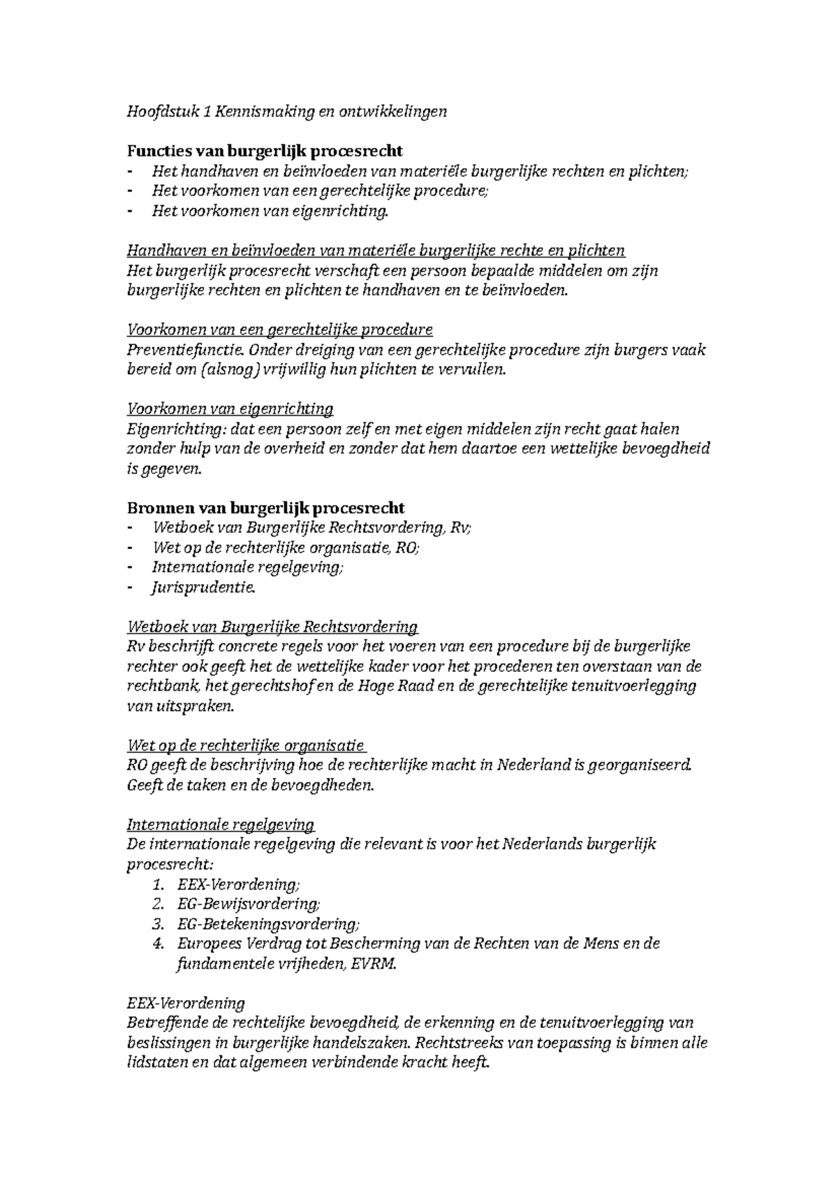 Beknopte Samenvatting Hoofdstuk 1 En 2 - Hoofdstuk 1 Kennismaking En ...