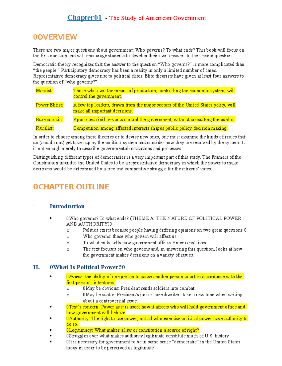 Ch01 The Study Of American Government - Chapter01 - The Study Of ...