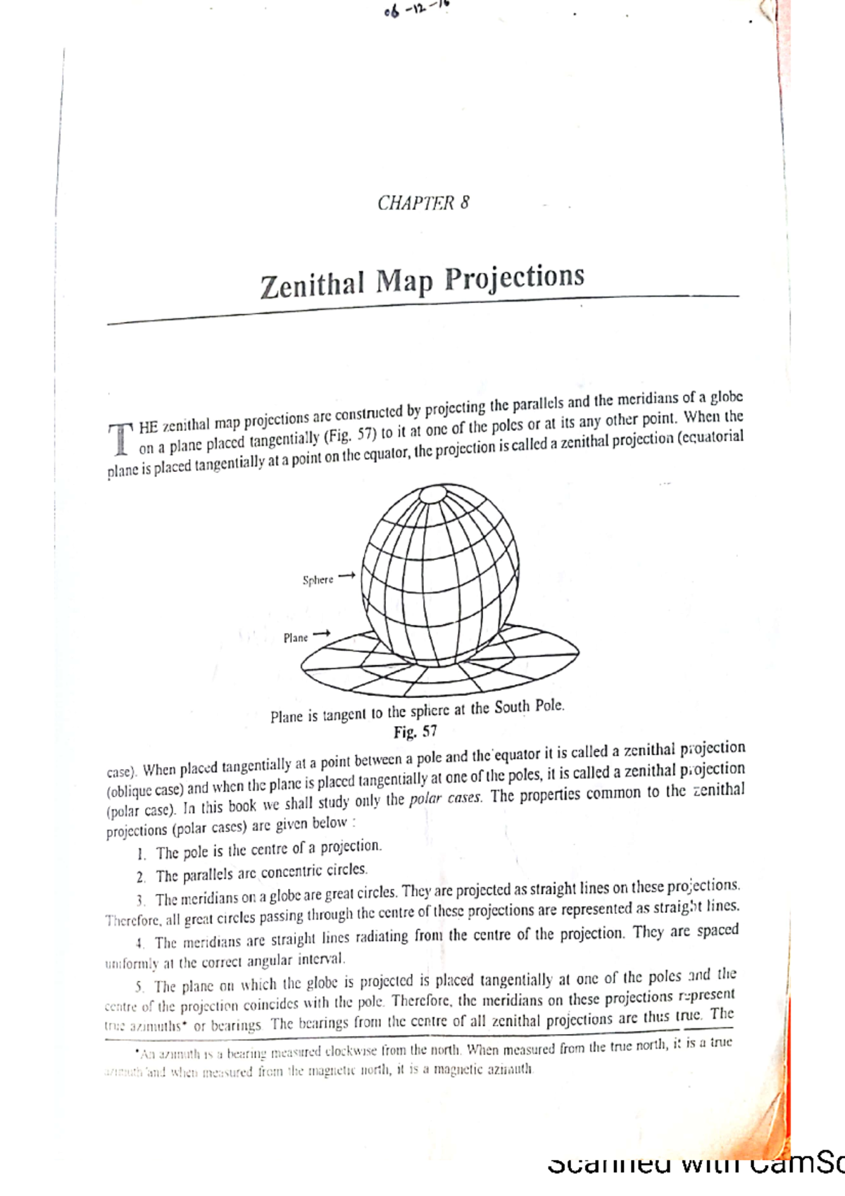 zenithal map projection Research Methodology in Geography Studocu