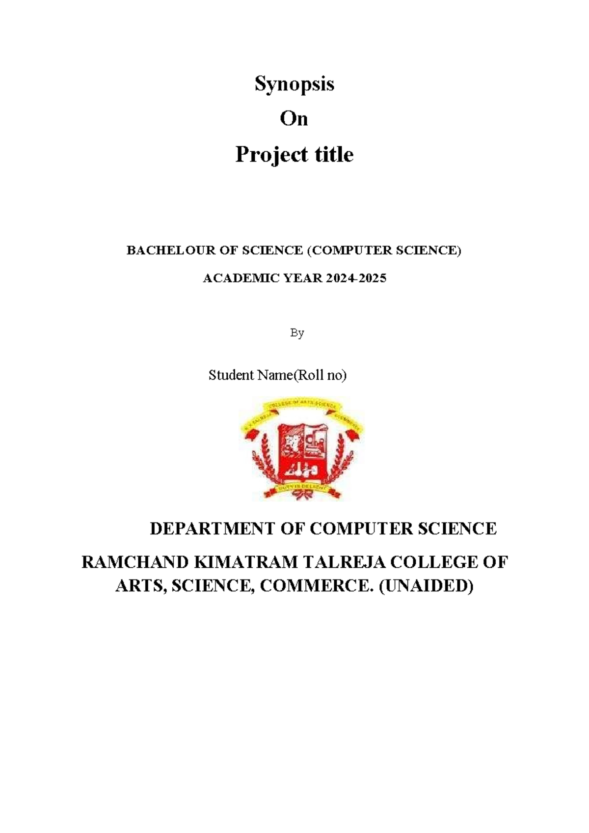 Synopsis Format 2 - Summary Selskapsrett - Bsc. Computer Science ...
