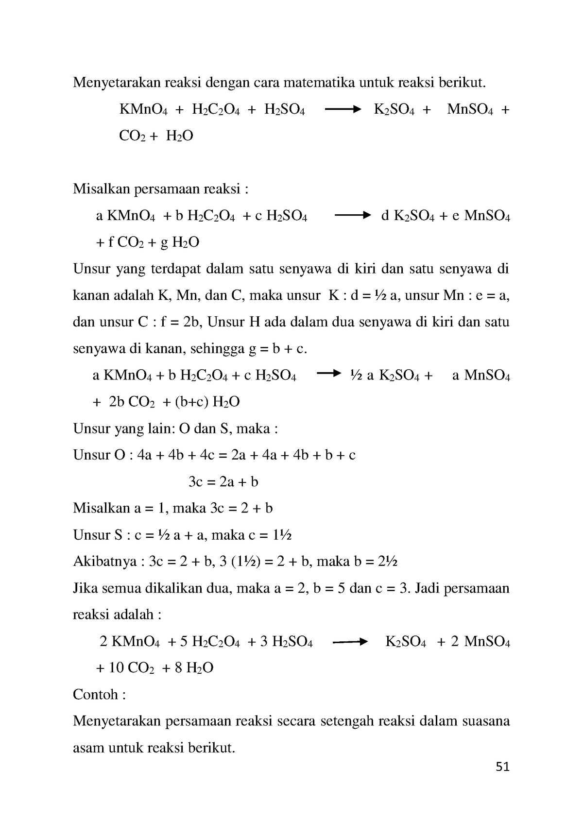 Sulastri Buku-62 - KIMIA - 51 Menyetarakan Reaksi Dengan Cara ...