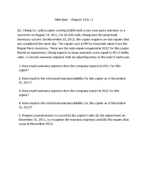 Extra practice problems Answers - CHAPTER 1 EXERCISE 1. Correct. The ...