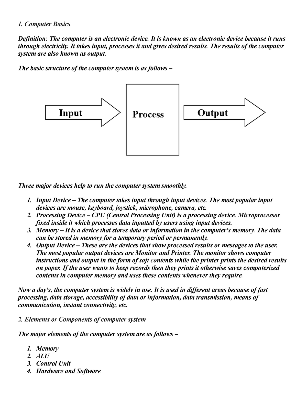 computer-system-basic-notes-for-unit-1-computer-basics-definition