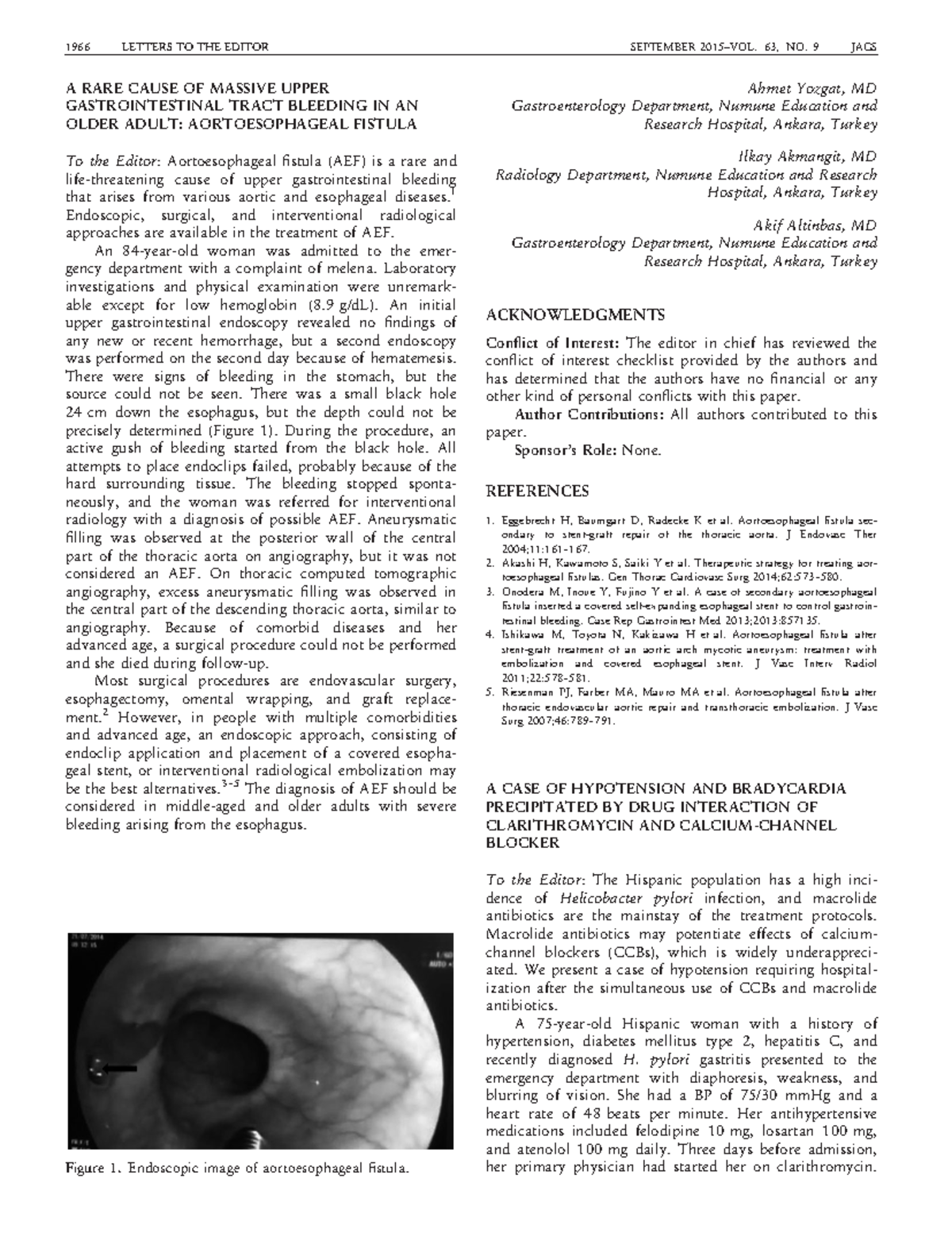 Assignment 4 Reference - A RARE CAUSE OF MASSIVE UPPER GASTROINTESTINAL ...