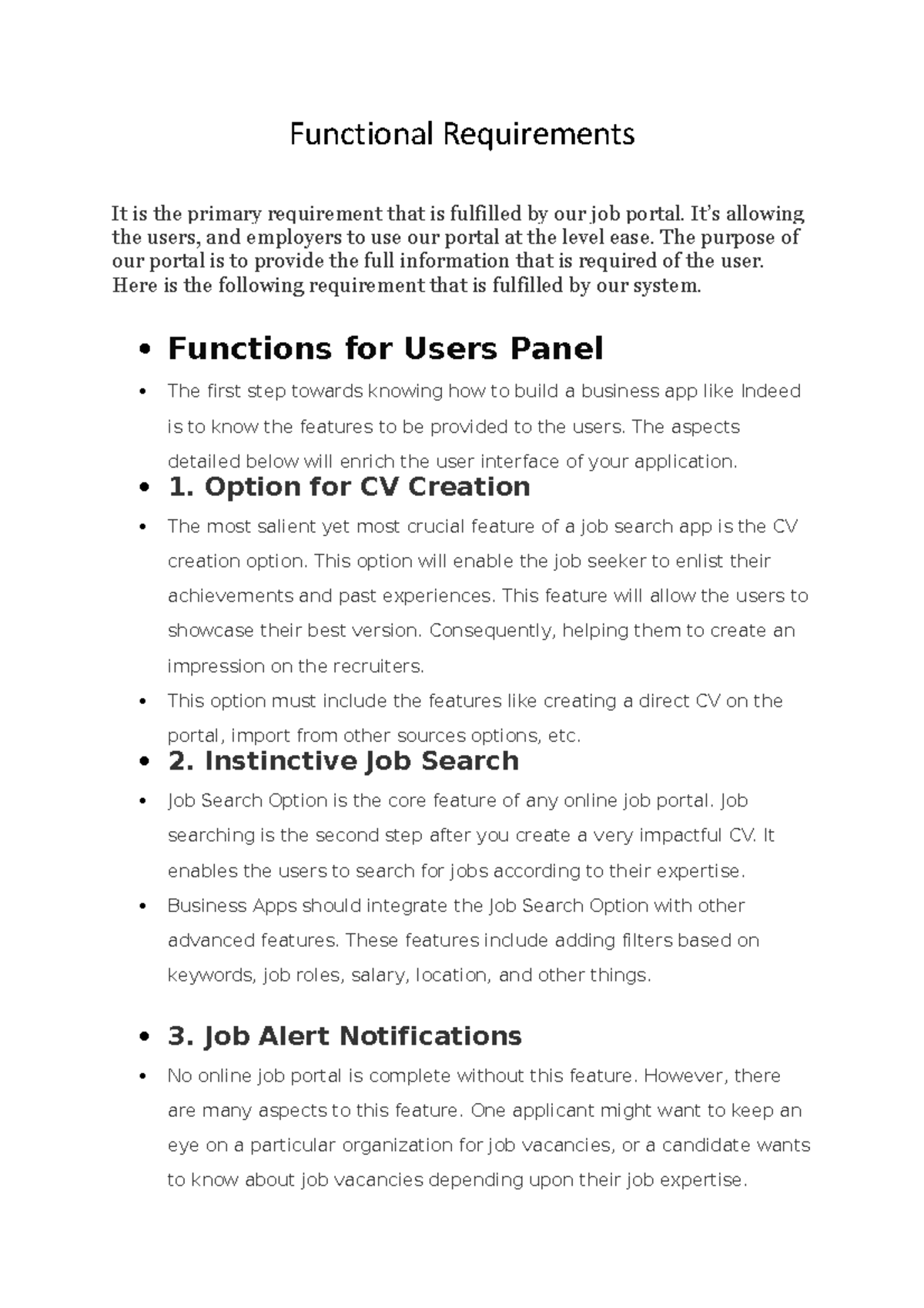 SRS FUNCTIONAL REQUIREMENTS EXAMPLE visual data 8