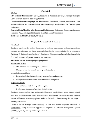 Module-4(BCS403) - Module 4 lecture notes - MODULE- 4 SQL: Advanced ...