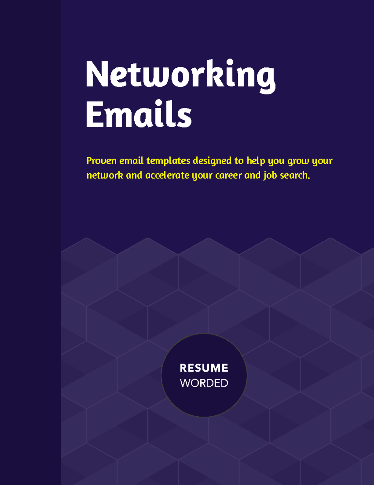 Networking Emails Book-Resume Worded - Networking Emails Proven email ...