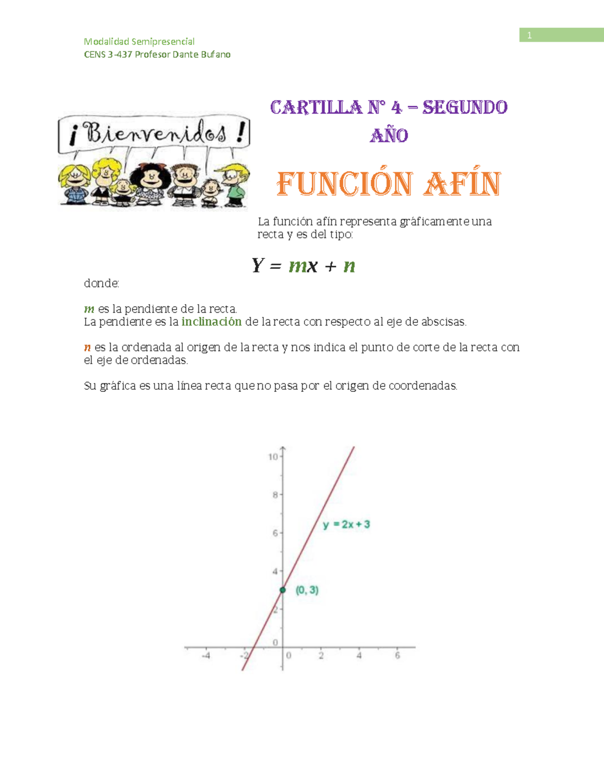 Cartilla 4.2do Año.Cens - Modalidad Semipresencial CENS 3-437 Profesor ...